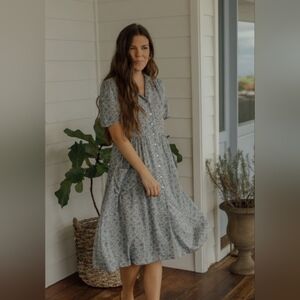 Neuflora Churchill Dress Sage Green L